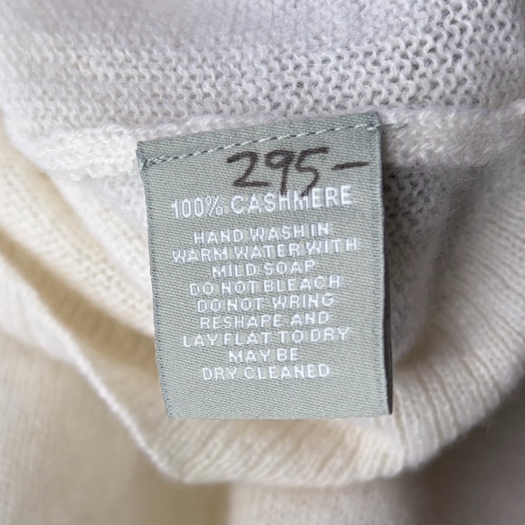 🆕 Alashan 💯 Cashmere Pickleball Sweater White Striped Sport Knit Luxury Size M - Picture 12 of 13